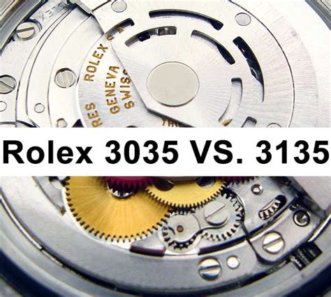 movimento rolex 3035|rolex caliber 3035 vs 3135.